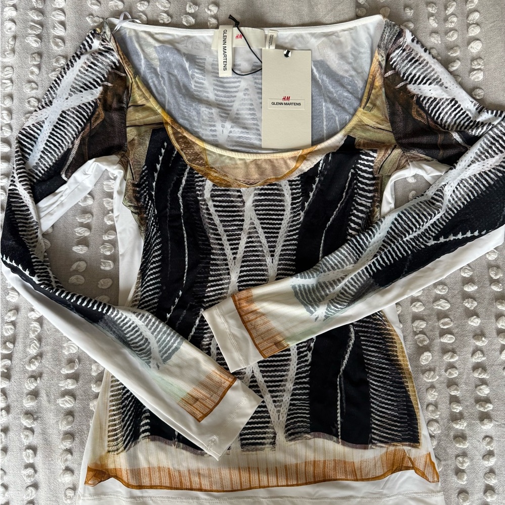 Glenn Martens long sleeve top XS